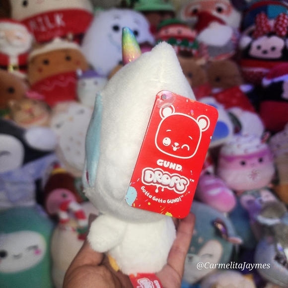 VICKI HOOTS 🦉 White Owl Unicorn Series 1 Silly Gund Drops - Gund Teddy Bear NWT - Picture 2 of 6